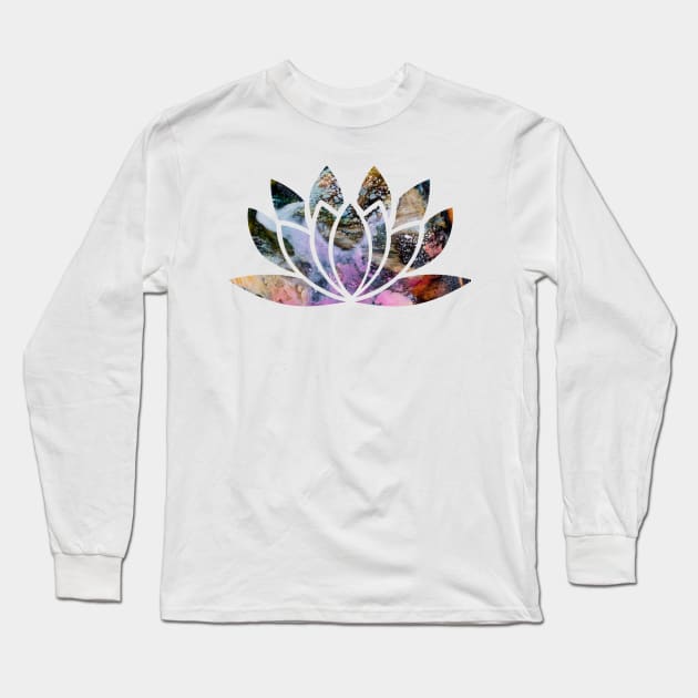 Lotus Long Sleeve T-Shirt by Sloth Station